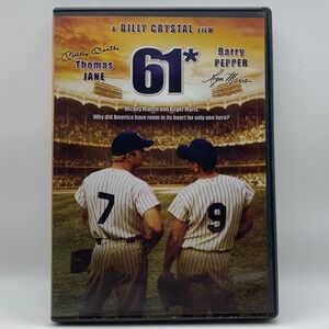 61* Billy Crystal Film DVD Mickey Mantle Roger Maris Baseball Movie